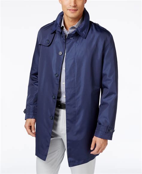 tommy hilfiger raincoat men's